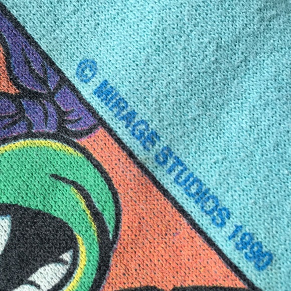 Vintage Teenage Mutant Turtles Sweater Shirt Size Medium - Picture 4 of 10